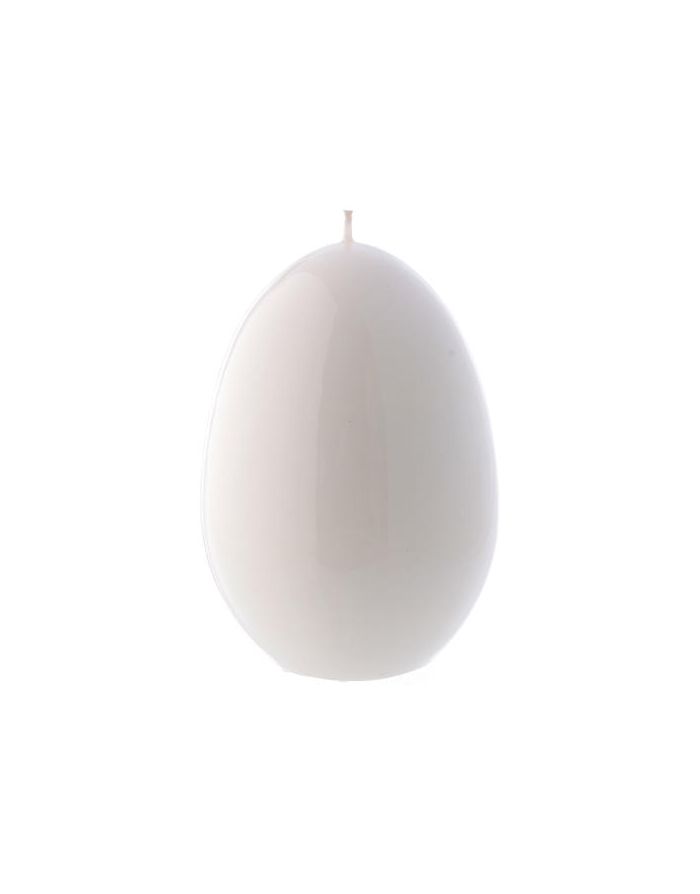 SALDI 50%Candela bianca Uovo Ceralacca d. 90x60 mm 1 pezzo